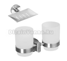 Набор Стакан Bemeta Neo 104210025 + Мыльница 104208085