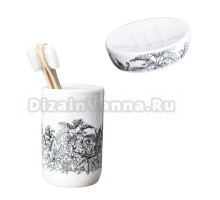 Набор Стакан Bath Plus Tropico W-CE2627AA-TB + Мыльница W-CE2627AA-SD