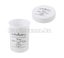 Набор Стакан АкваЛиния Белый металл B0365S + Мыльница B0367S