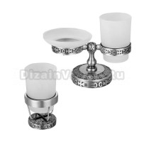 Набор Стакан Zorg Antic AZR 24 SL + Мыльница AZR 22 SL