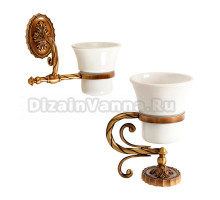 Набор Стакан Migliore Edera 16904 бронза + Мыльница 16896 бронза