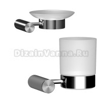 Набор Стакан Raiber Graceful RP-80007 хром + Мыльница RP-80008 хром