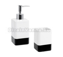 Набор Стакан Fixsen Text FX-230-3 + Дозатор FX-230-1