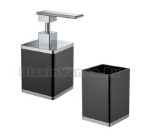 Набор Стакан Boheme 10961-B-CR + Дозатор 10969-B-CR