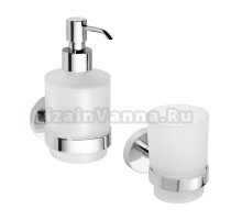 Набор Стакан Bemeta Omega 104110012 + Дозатор 104109102