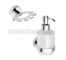 Набор Держатель Bemeta Omega + Дозатор Bemeta Omega 104109102