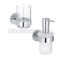 Набор Стакан Grohe Essentials 40447001 + Дозатор 40448001