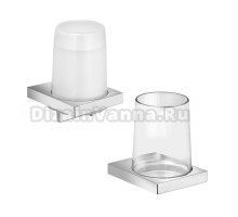 Набор Стакан Keuco Edition 11 11150019000 настенный, хром + Дозатор 11152019000 настенный, хром, белый