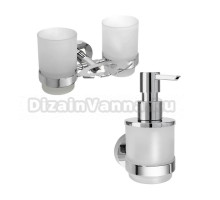 Набор Стакан Bemeta Omega 104110042 + Дозатор 138709041