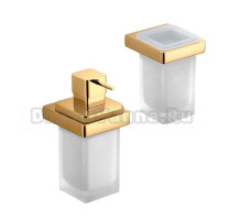 Набор Стакан Colombo Design Lulu B6202.gold + Дозатор B9321.gold