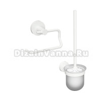 Набор Держатель Bemeta White + Ершик Bemeta White 104113014