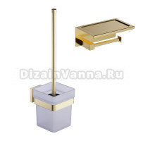 Набор Держатель Timo Selene 17044/17, с полкой для телефона + Ершик