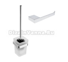 Набор Держатель Bemeta Via 135012022 + Ершик 135013012