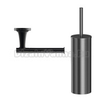 Набор Держатель Duravit Starck T 0099374600 черный + Ершик 0099454600 черный