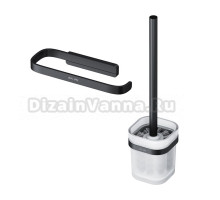 Набор Держатель AM.PM Func A8F34122 черный + Ершик A8F33322 черный