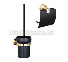 Набор Держатель Moroshka Oro Nero 925-106-01 + Ершик 925-108-01