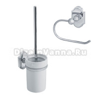 Набор Держатель Veragio Stanford VR.STD-7727.CR + Ершик VR.STD-7790.CR хром