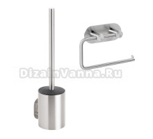 Набор Держатель Bemeta Easy 163112025 сталь + Ершик 163113065 сталь