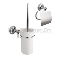 Набор Держатель Fixsen Style FX-41110 с крышкой + Ершик FX-41113