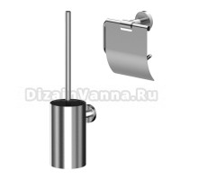 Набор Держатель WHITECROSS Ergo ER2262NIB брашированный никель + Ершик ER2270NIB брашированный никель