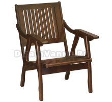 Садовый стул Мебелик Массив 007761 орех