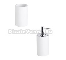 Набор Стакан Bemeta Gamma 145711324 + Дозатор Bemeta Gamma 145709324