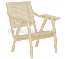 Садовый стул Мебелик Массив 008407 лак