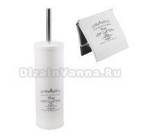 Набор Держатель АкваЛиния Белый металл B3408P-S-W + Ершик B1040D