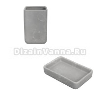 Набор Стакан АкваЛиния Smoky CE3035AA-TB + Мыльница CE3035AA-SD