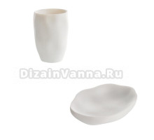 Набор Стакан RAINDROPS Айсберг B5632-2 + Мыльница B5632-4