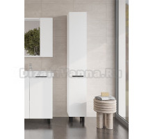 Шкаф-пенал для ванной VIANT Берлин 30 матовый белый
