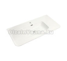 Раковина мебельная Royce Calypso, белая, 100x50 см (RCW-1402100WH)