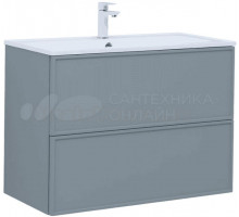 Тумба под раковину без столешницы Aquanet Арт 90 подвесная, мисти грин