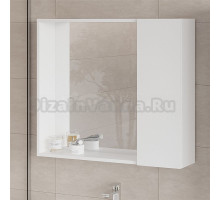 Зеркало-шкаф VIANT Берлин 80 матовое белое