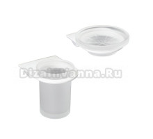 Набор Стакан Wasserkraft Kammel K-8328WHITE + Мыльница K-8329WHITE