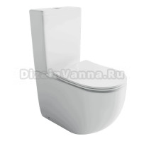 Унитаз-компакт напольный Ceramicanova Metropol CN4001T смыв торнадо