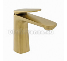 Смеситель для раковины Clever Velvet III 61950 брашированное золото