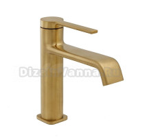 Смеситель для раковины Clever Velvet I 61938 брашированное золото