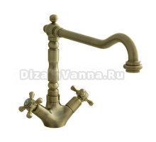 Смеситель для кухни Clever With2 Antigona 61773 бронза