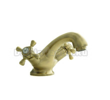 Смеситель для раковины Clever With2 Antigona 61764 бронза