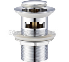Донный клапан для раковины Clever Orion 96254 с переливом, хром