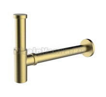 Сифон для раковины Clever Elegance 61977 32 мм, бутылочный, золото