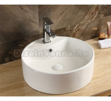 Раковина накладная Royce Cruze, белая, 46x46 см (RCW-142301WH)