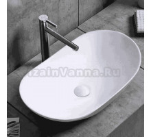 Раковина накладная Royce Lotus, белая, 52x32,5 см (RCW-141703WH)