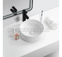 Раковина накладная Royce Polo, белая, 37x37 см (RCW-142802WH)