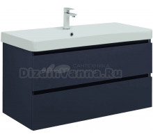 Тумба с раковиной Aquanet Вега 2.0 100 подвесная, маренго