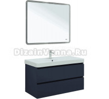 Мебель для ванной комнаты Aquanet Вега 2.0 100 подвесная, маренго