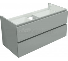 Тумба под раковину без столешницы Aquanet Вега 2.0 100 подвесная, мисти грин