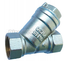 Сетчатый фильтр KROMWELL KW.400.08 1 1/2" ВРx1 1/2" ВР, косой, латунь, 500 мкм