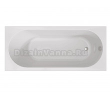 Акриловая ванна Radomir Виктория лайт 2-01-0-0-1-272Р 165x70 см, пристенная, белая, с каркасом